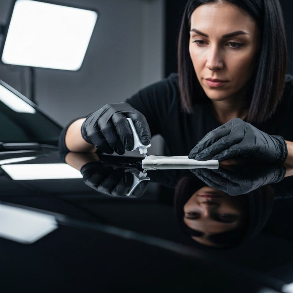 Vitrificação G'ZOX — aplicação de revestimento cerâmico em pintura automotiva